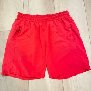 Bright Red Z Zella Nordstrom Athletic Short 7 inch Men’s Medium